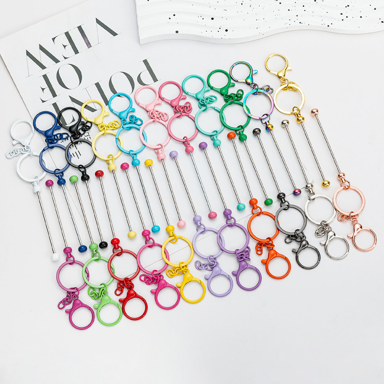 Beadable Keychain Bar Set