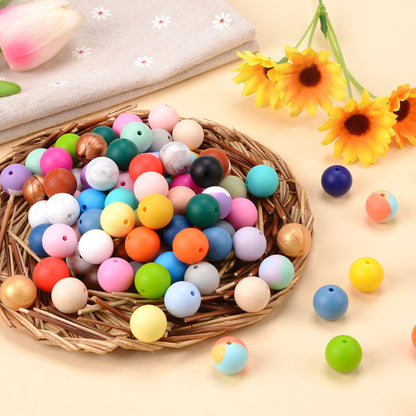 Food Grade Silicone Round Beads